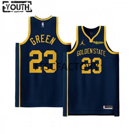 Dres Golden State Warriors Draymond Green 23 Jordan 2022-23 Statement Edition Navy Swingman - Dječji